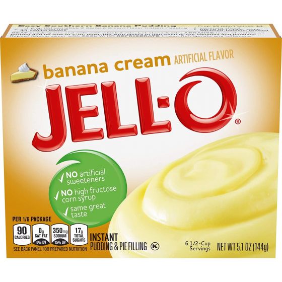 Jell-O Banana Cream Instant Pudding