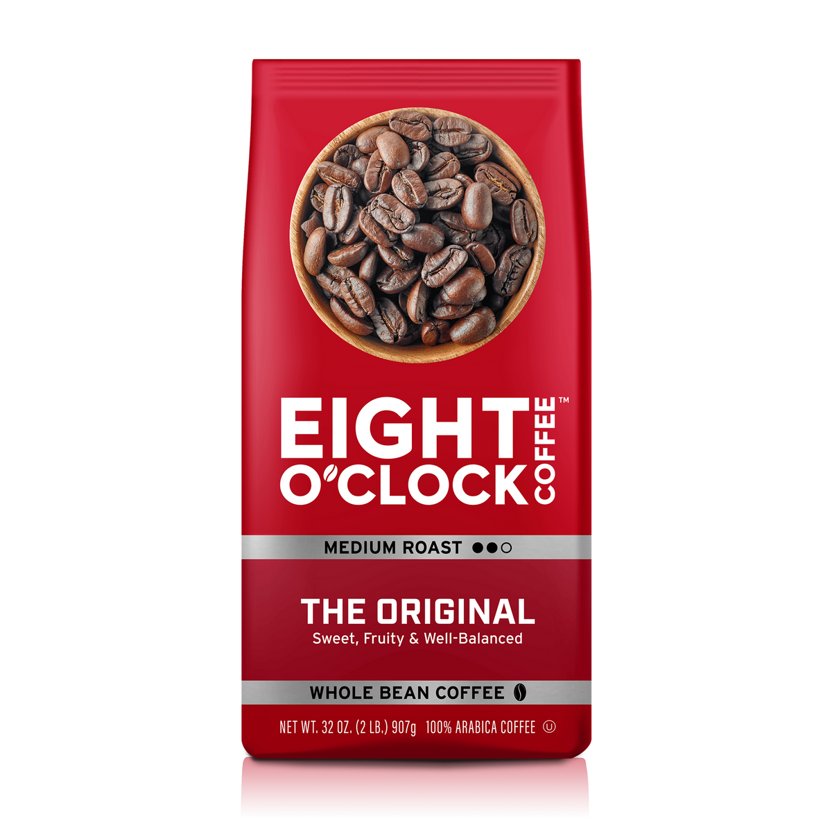 EIGHT O'CLOCK COFFEE - WHOLE BEAN - THE ORIGINAL - 11oz