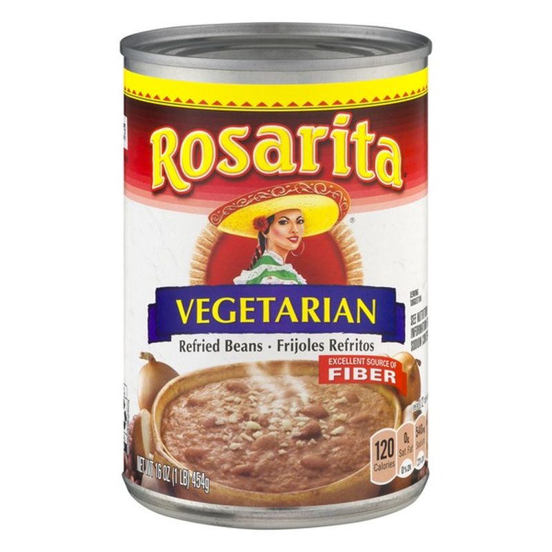 ROSARITA - REFRIED BEANS - VEGETARIAN - 16OZ