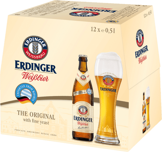 ERDINGER WEISSBIER .5L - 12 PACK