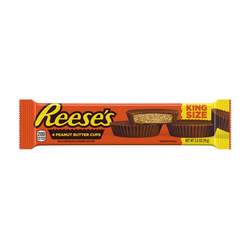 REESES - PEANUT BUTTER CUPS - KING SIZE - 2.8oz