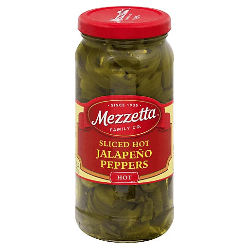 MEZZETTA - JALAPENO PEPPERS - SLICED - HOT - 16OZ