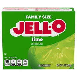 JELLO Gelatin LIME FS