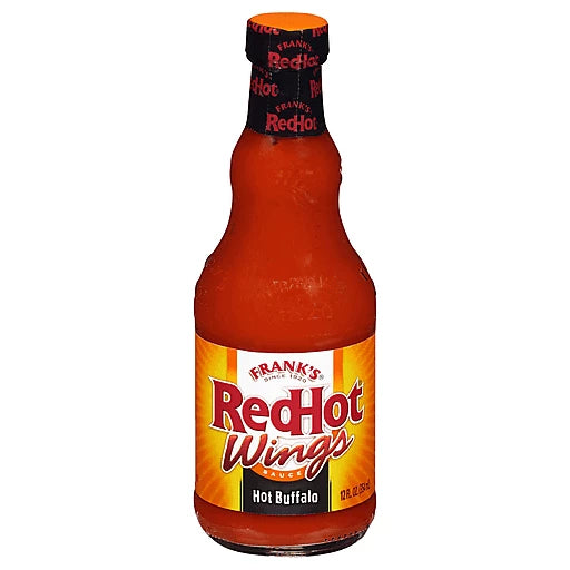 FRANKS RED HOT WINGS - HOT BUFFALO - 12oz