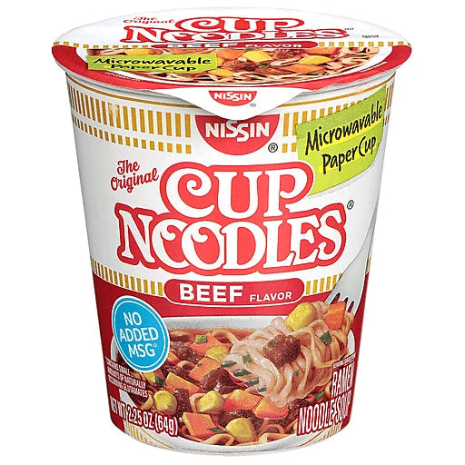 NISSIN - CUP NOODLES - BEEF