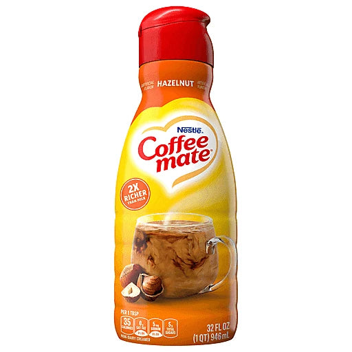 NESTLE - COFFEE MATE - HAZELNUT - 32OZ