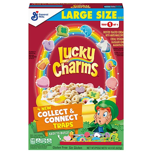 GENERAL MILLS - LUCKY CHARMS - LARGE SIZE - 16.7oz