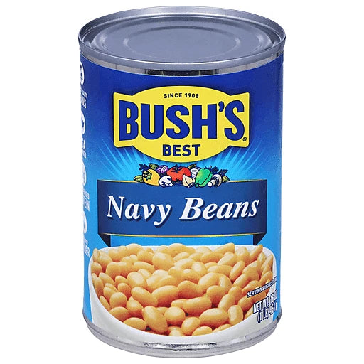 BUSH'S BEST - NAVY BEANS 16oz