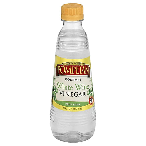 POMPEIAN - WHITE WINE VINEGAR - 16OZ
