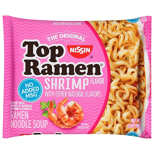 TOP RAMEN - SHRIMP - 3oz