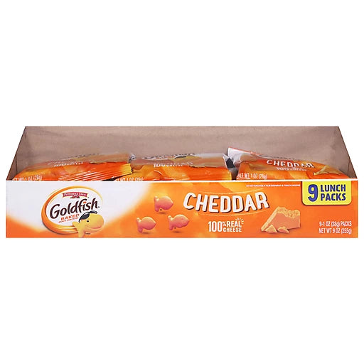 PEPPERIDGE FARMS - GOLDFISH - CHEDDAR - 1oz -  9 PACKS