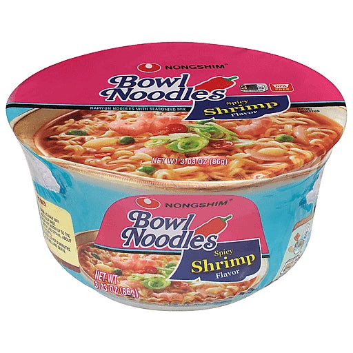NONSHIM - BOWL NOODLES - SPICY SHRIMP