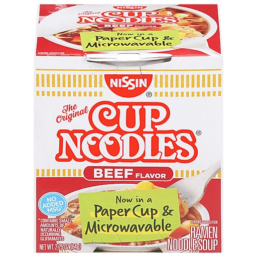 NISSIN - CUP NOODLES - BEEF