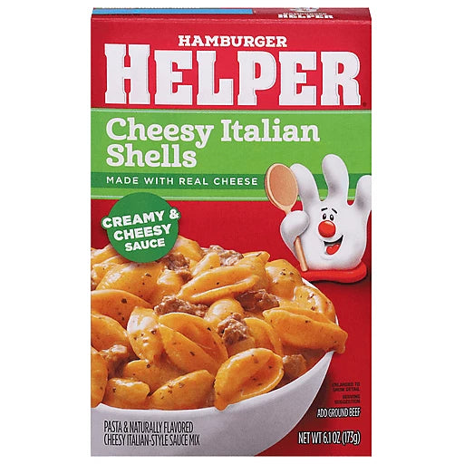 HAMBURGER HELPER - CHEESY ITALIAN SHELLS