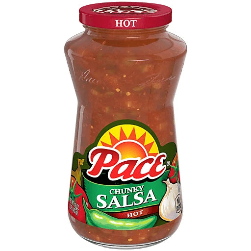 PACE HOT CHUNKY SALSA 16 oz jar