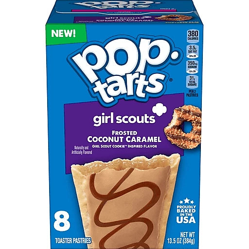 POP TARTS - GIRL SCOUTS - FROSTED COCONUT CARAMEL