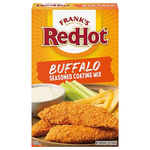 FRANKS RED HOT- BUFFALO SEASONED COATING MIX - 5oz