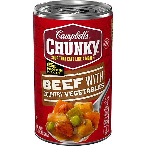 CAMPBELL'S CHUNKY - BEEF WITH COUNTRY VEGETABLES