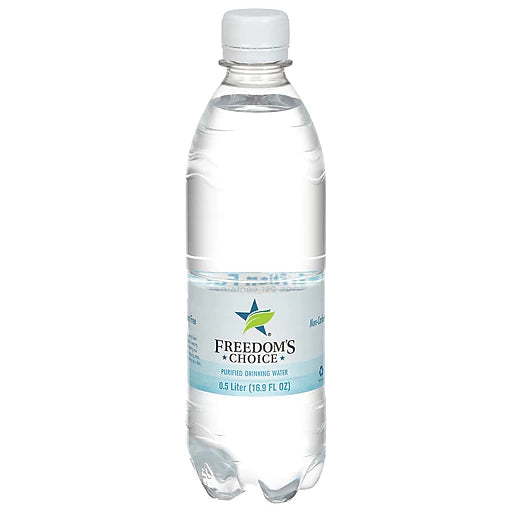 FREEDOM'S CHOICE - PURIFIED WATER - .5l