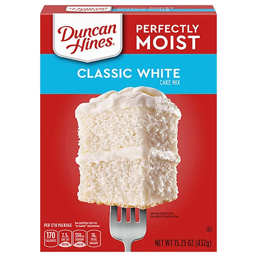 Duncan Hines Moist Classic White Cake Mix