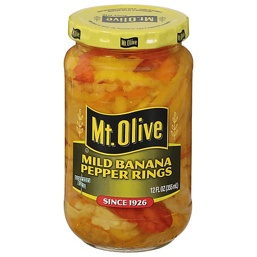 MT OLIVE - BANANA PEPPER RINGS - MILD