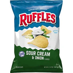 Ruffles Sour Cream & Onion 6.5oz #157