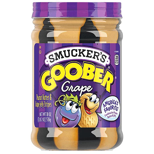 SMUCKERS - GOOBER - GRAPE - 18oz