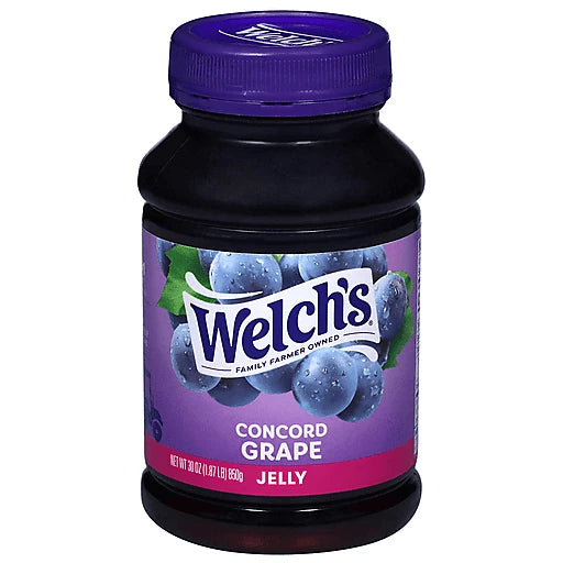 WELCH'S - CONCORD GRAPE JELLY 30oz