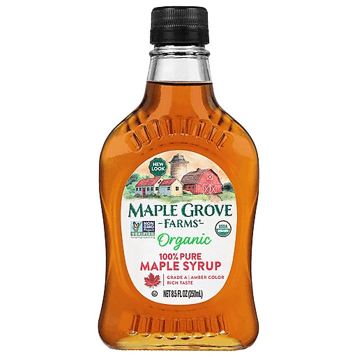 MAPLE GROVE FARMS - ORGANIS 100% PURE MAPLE SYRUP 8.5oz