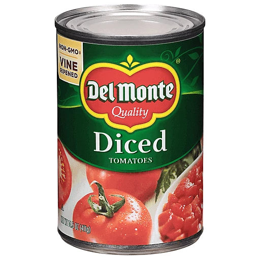 DEL MONTE - DICED TOMATOES - 15.25oz