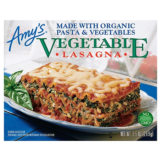 AMY'S VEGETABLE LASAGNA 9.5OZ