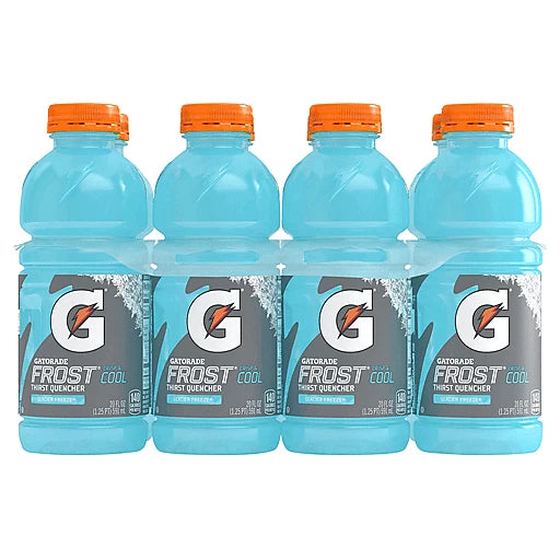 GATORADE - GLACIER FREEZE - 20oz 8 PACK