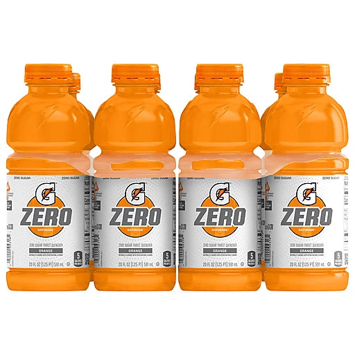 GATORADE - ZERO ORANGE 20oz 8PK