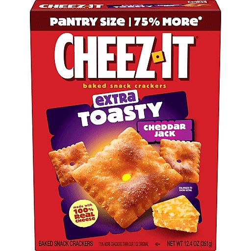 CHEEZ-IT - EXTRA TOASTY - CHEDDAR JACK 12.4oz