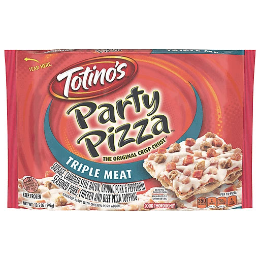 TOTINOS - MEAT TRIO PIZZA - SINGLE