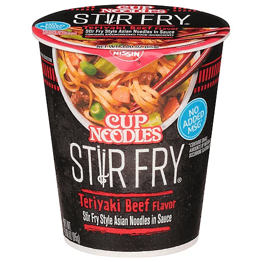 CUP NOODLES - STIR FRY - TERIYAKI BEEF