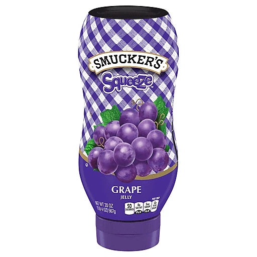 SMUCKERS - GRAPE JELLY - SQUEEZE - 20OZ