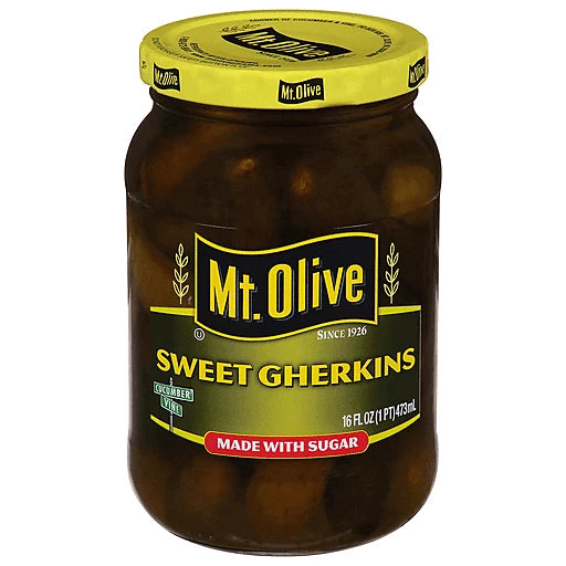 MT OLIVE - SWEET GERKINS - 16OZ