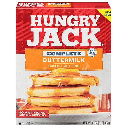 Hungry Jack Complete Buttermilk Pancake & Waffle Mix 32 oz