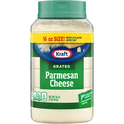 KRAFT - GRATED PARMESAN CHEESE - 16oz