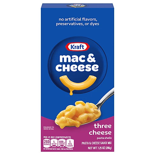 KRAFT MAC & CHEESE - THREE CHEESE