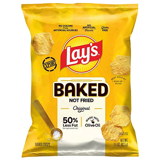 LAYS - BAKED POTATO CHIPS - 1.5oz