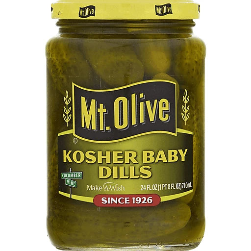 MT OLIVE - KOSHER BABY DILL - 24OZ