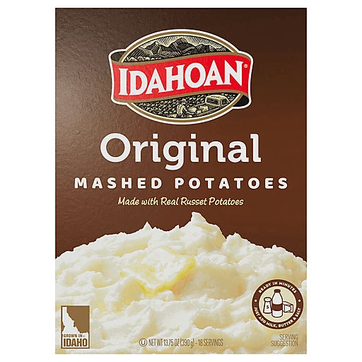 IDAHOAN - MASHED POTATOES - ORIGINAL - 13.75oz