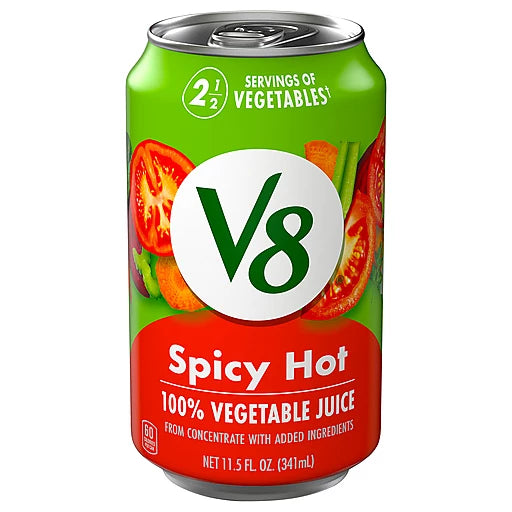 Campbell's V8 Spicy Hot 100% Vegetable Juice 11.5 fl oz