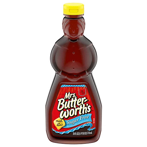 MRS BUTTERWORTH'S PANCAKE SYRUP - SUGAR FREE - 24oz