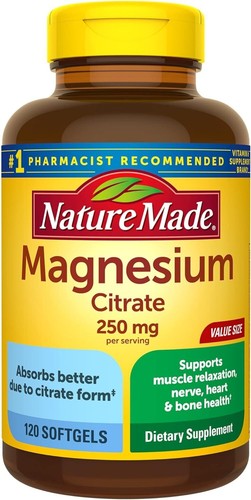 NATURE MADE - MAGNESIUM CITRATE 250mg - 60 SOFTGELS