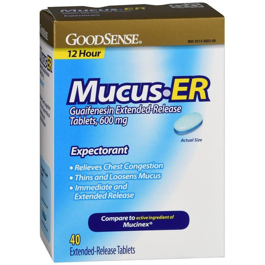 GOODSENSE - MUCUS ER - 20 COUNT