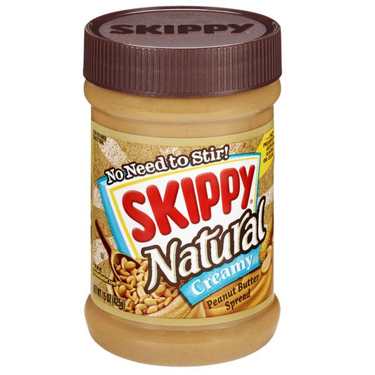 SKIPPY - PEANUT BUTTER -  NATURAL CREAMY - 16.3oz