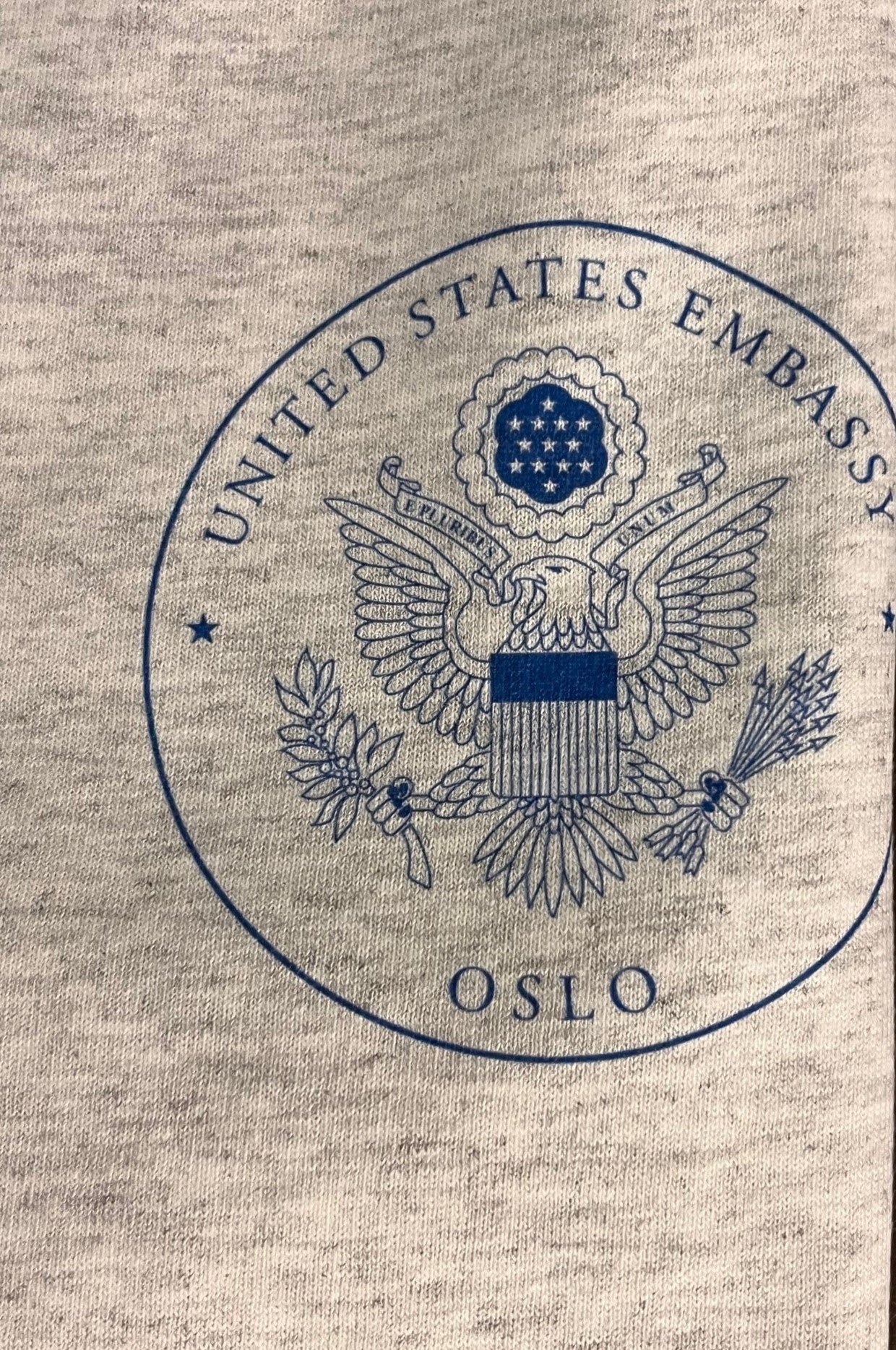 T-SHIRT, EMBASSY, ASH